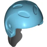Hair and Helmet, Sports / Ski, with Black Hair [1 Hole]