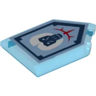 Tile Special 2 x 3 Pentagonal with Nexo Power Shield Print - Ticking Baboon
