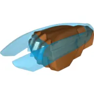 Weapon Ninjago Time Blade with Trans-Dark Blue Claws and Blades Pattern