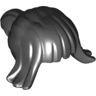 Hair Swept Sideways with Ponytail