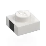 Plate 1 x 1 with Black Square Print