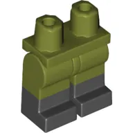 Hips with Olive Green Legs and Black Boots Pattern