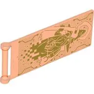 Flag 7 x 3 with Rod - Merlok and Crook Hologram print