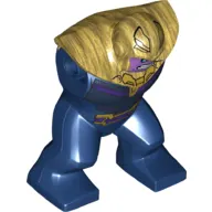 Body Giant, Thanos, Gold Bodysuit and Medium Lavender Face with Bare Teeth print
