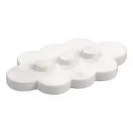 Plate Special 3 x 5 Cloud with 3 Center Studs