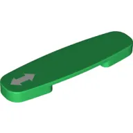 Duplo Train Action Plate with White Arrow Double Print, Direction Action
