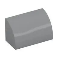 Brick Curved 1 x 2 x 1 No Studs