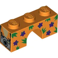 Brick Arch 1 x 3 with Hawaiian Shirt, Camera print