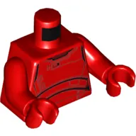 Torso Elite Praetorian Guard Armor Print, Red Arms and Hands