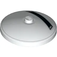 Dish 4 x 4 Inverted [Radar] with Black Stripe print