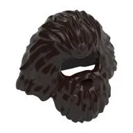 Hair with Beard and Moustache, Long and Bushy