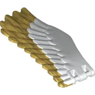 Animal Body Part, Bird, Eagle Wing - Right with Metallic Gold Feathers Print