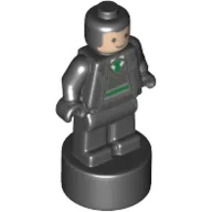 Minifig Trophy Statuette, Slytherin Student, Light Nougat Face Print