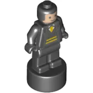 Minifig Trophy Statuette, Hufflepuff Student, Light Nougat Face Print