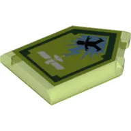 Tile Special 2 x 3 Pentagonal with Nexo Power Shield Print - Orbital Strike