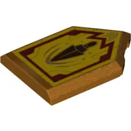 Tile Special 2 x 3 Pentagonal with Nexo Power Shield Print - Lance Jouster