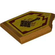 Tile Special 2 x 3 Pentagonal with Nexo Power Shield Print - Merlok Power Mace