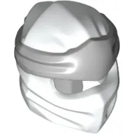 Wrap with Long Back Knot, Light Bluish Gray Band Pattern