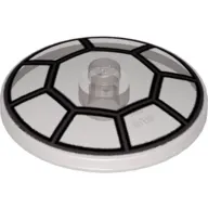 Dish 4 x 4 Inverted with Open Stud [Radar] with Cockpit Print