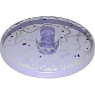 Dish 4 x 4 Inverted [Radar] with White Force Field Print