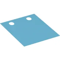Painting Canvas, Rectangle with 2 Holes, Paw-prints Appear when Wet Print [Traditional Starched Fabric]