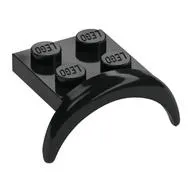 Wheel Arch, Mudguard 2 x 3 x 1 1/3 with 2 x 2 Plate