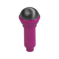 Musical Instrument Microphone with Silver Top Half Screen Print