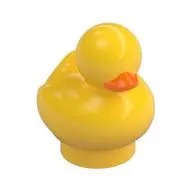 Animal, Bird, Duck / Duckling with Orange Beak print