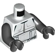 Torso Armour, First Order Trooper Print, Black Arms and Hands