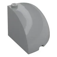 Brick Round Corner 4 x 4 x 3 Quarter Dome Top