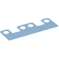 Hipwear Skirt, 4 Holes with Blue Gingham Pattern [10mm]