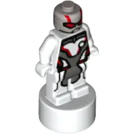 Minifig Trophy Statuette, Ant-Man with Red and Silver Details Print