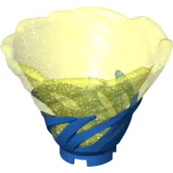 Cone Reverse, Spinner, with Marbled Glitter Trans-Neon Green Pattern