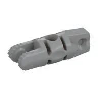 Hinge Cylinder 1 x 3 Locking with 1 Finger and 2 Fingers On Ends, with Hole, 7 Teeth