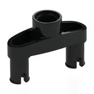 Technic Pin Connector 3L with 2 Pins and Center Hole [Pin Ridges Across Part]