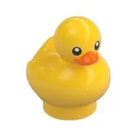 Animal, Bird, Duck / Duckling with Black Eyes, Orange Beak