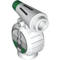 Droid D-O with Green Markings, Black Eyes print