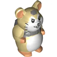 Animal, Hamster with White Face, Whiskers, Back Pack (Hammond)
