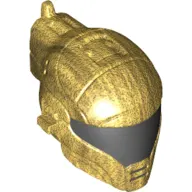 Helmet, Elongated Back, with Black Visor Pattern