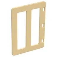 Duplo Door with Two Long Window Panes