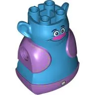 Body Giant, Head and Torso, with Medium Lavender Vest and Pants and Face Print (Biggie)