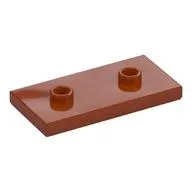 Plate Special 2 x 4 with Groove and Two Center Studs (Jumper)