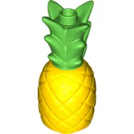 Duplo Food, Pineapple with Bright Green Leaves Print