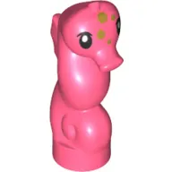 Animal, Seahorse with Black Eyes, Olive Green Spots