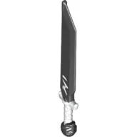 Weapon Sword with White Handle, Markings