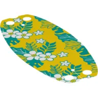 Hammock with Dark Turquoise Plant print