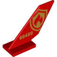 Tail Shuttle with Gold '60409', Fire Fighter Symbol print