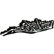 Wing, Left, White Bones Print
