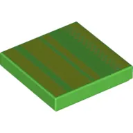 Tile 2 x 2 with Lime and Dark Green Squares (Pixelated Warp Pipe) Print
