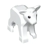Animal, Sheep / Lamb with Black Eyes with White Pupils print